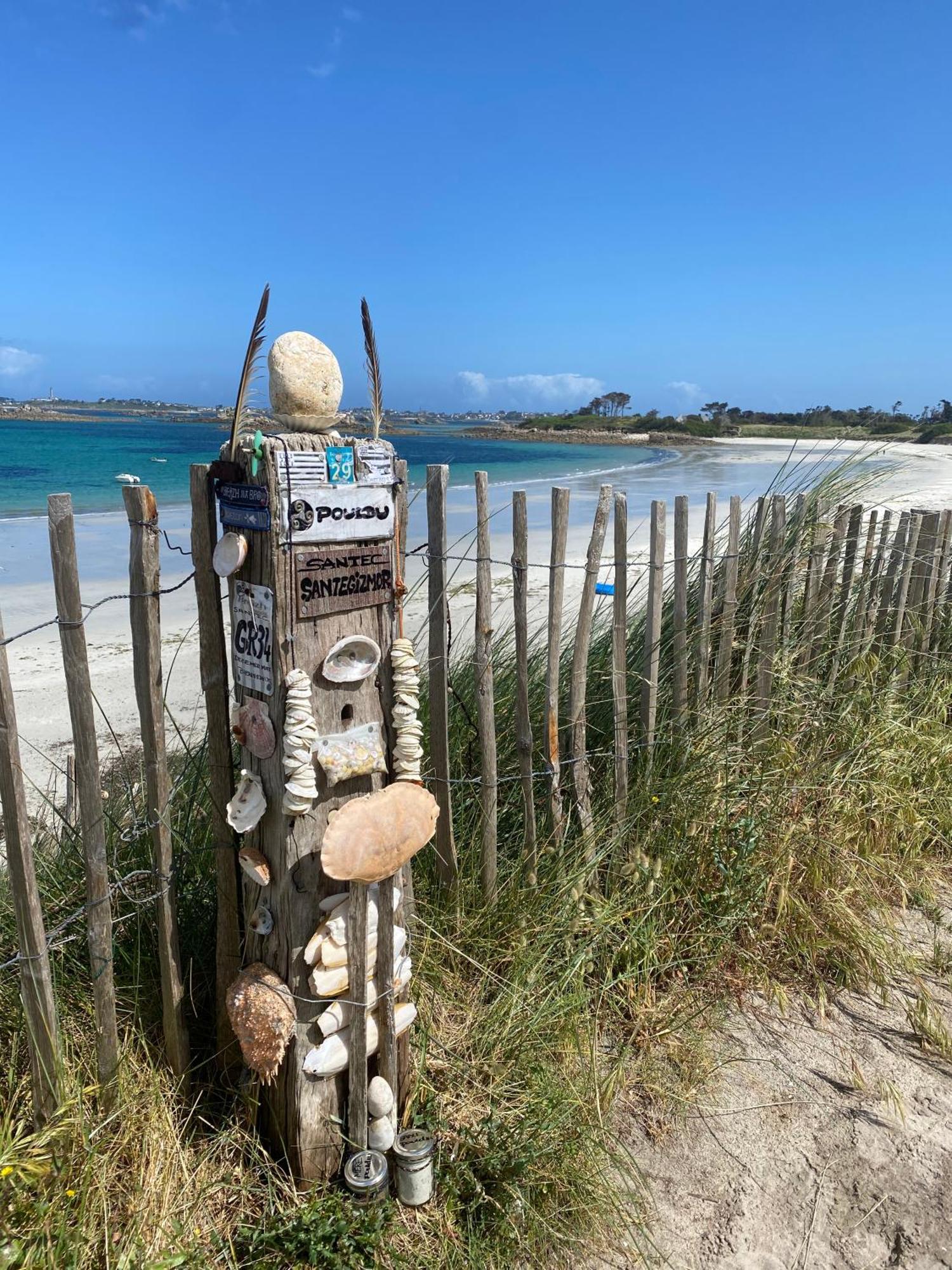 L'Escale 551, Gite Santec A 250M De La Plage Kültér fotó